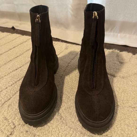 Fenders Chocolate Brown Suede Boots - Picture 1 of 2